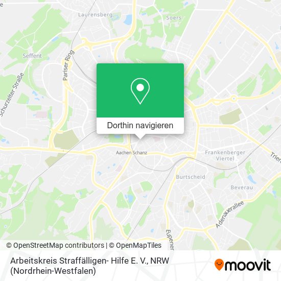 Arbeitskreis Straffälligen- Hilfe E. V. Karte