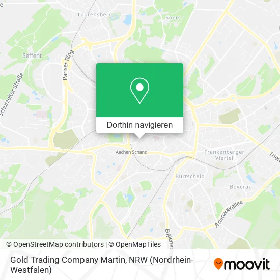 Gold Trading Company Martin Karte