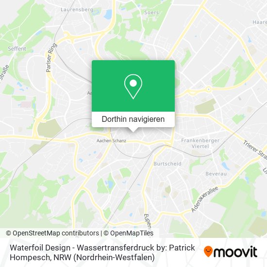 Waterfoil Design - Wassertransferdruck by: Patrick Hompesch Karte