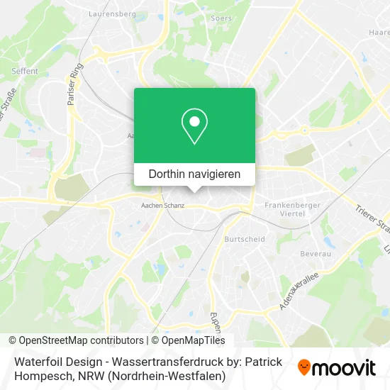 Waterfoil Design - Wassertransferdruck by: Patrick Hompesch Karte