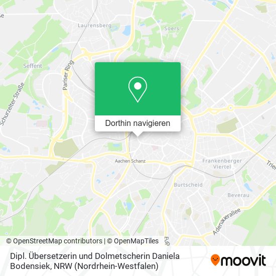 Dipl. Übersetzerin und Dolmetscherin Daniela Bodensiek Karte