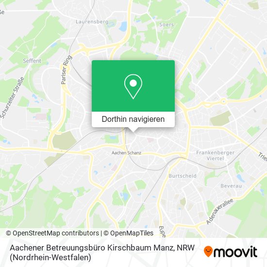 Aachener Betreuungsbüro Kirschbaum Manz Karte