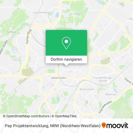 Pep Projektentwicklung Karte