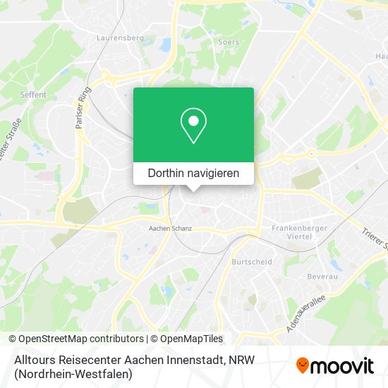 Alltours Reisecenter Aachen Innenstadt Karte