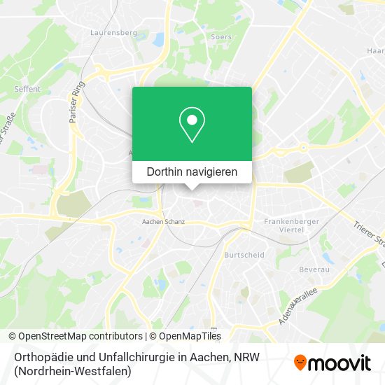 Orthopädie und Unfallchirurgie in Aachen Karte