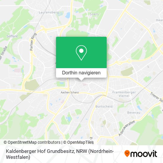 Kaldenberger Hof Grundbesitz Karte