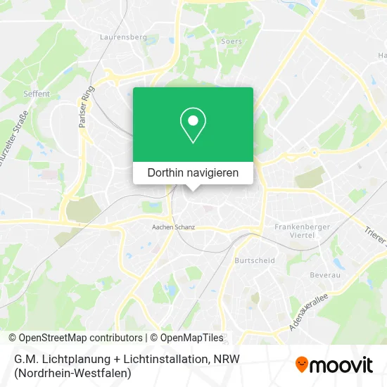 G.M. Lichtplanung + Lichtinstallation Karte