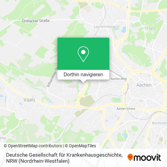 Deutsche Gesellschaft für Krankenhausgeschichte Karte