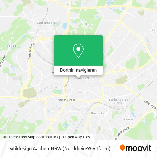 Textildesign Aachen Karte
