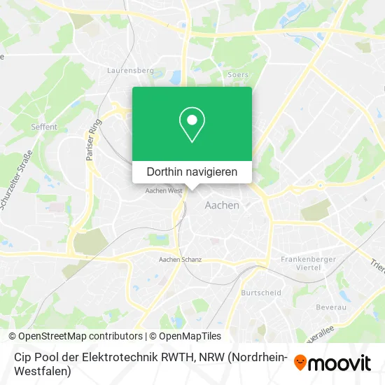 Cip Pool der Elektrotechnik RWTH Karte