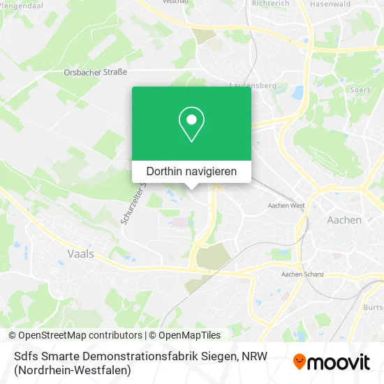 Sdfs Smarte Demonstrationsfabrik Siegen Karte
