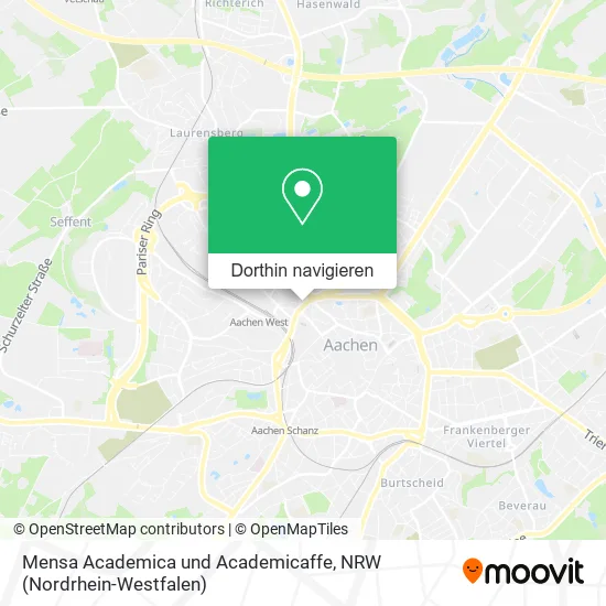 Mensa Academica und Academicaffe Karte