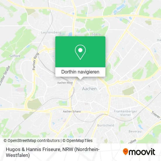 Hugos & Hannis Friseure Karte