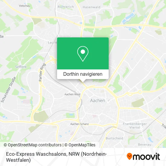 Eco-Express Waschsalons Karte