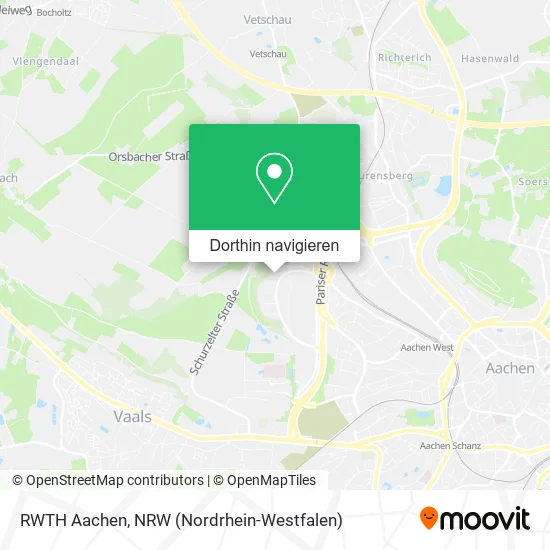 RWTH Aachen Karte