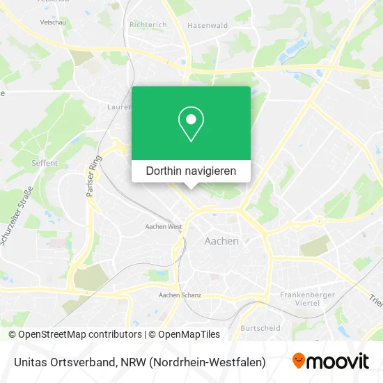 Unitas Ortsverband Karte