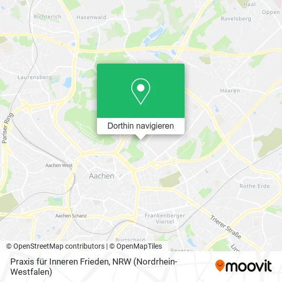 Praxis für Inneren Frieden Karte