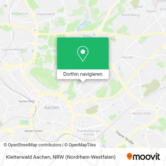 Kletterwald Aachen Karte