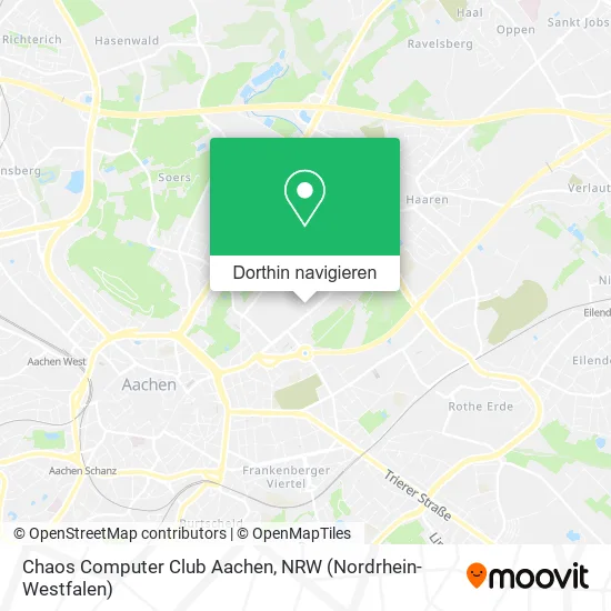 Chaos Computer Club Aachen Karte