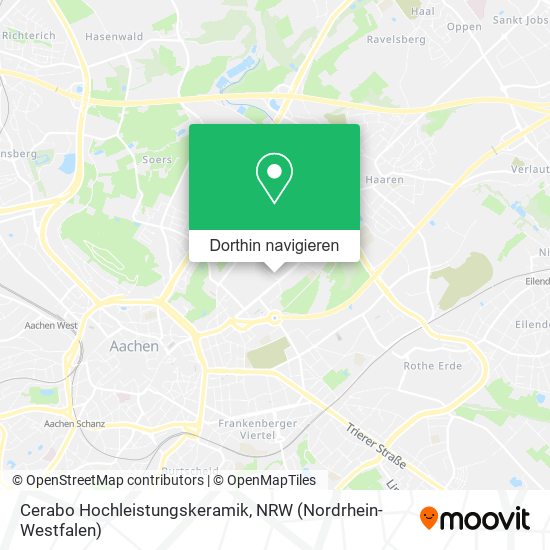 Cerabo Hochleistungskeramik Karte