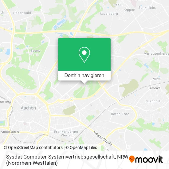 Sysdat Computer-Systemvertriebsgesellschaft Karte