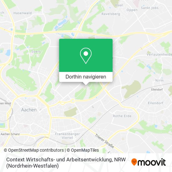 Context Wirtschafts- und Arbeitsentwicklung Karte