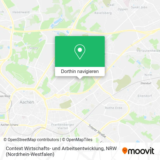 Context Wirtschafts- und Arbeitsentwicklung Karte