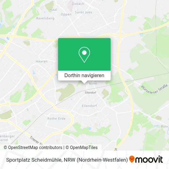 Sportplatz Scheidmühle Karte