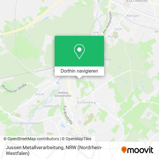 Jussen Metallverarbeitung Karte