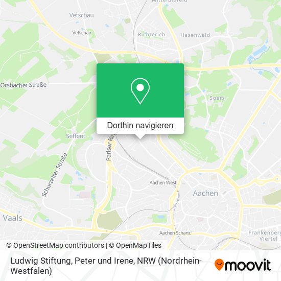Ludwig Stiftung, Peter und Irene Karte