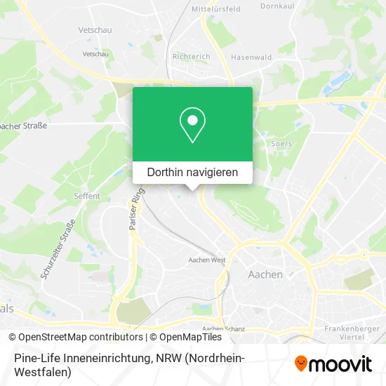 Pine-Life Inneneinrichtung Karte