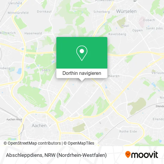 Abschleppdiens Karte