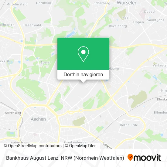 Bankhaus August Lenz Karte