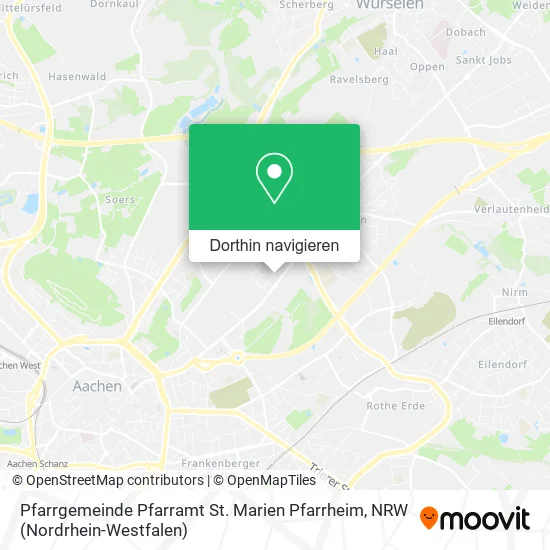 Pfarrgemeinde Pfarramt St. Marien Pfarrheim Karte