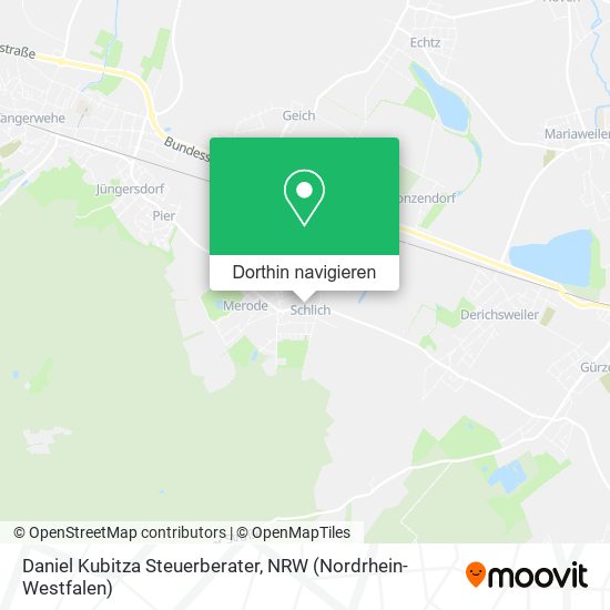 Daniel Kubitza Steuerberater Karte