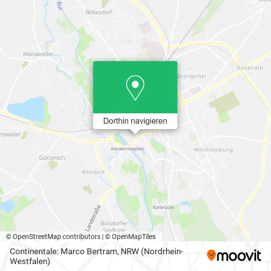 Continentale: Marco Bertram Karte