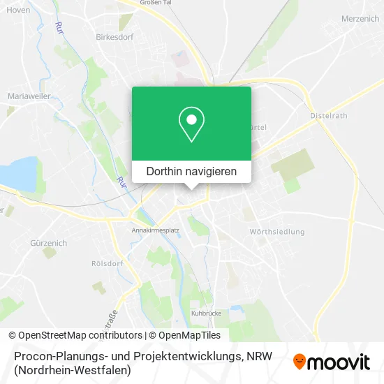 Procon-Planungs- und Projektentwicklungs Karte