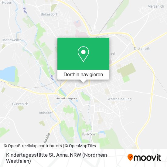 Kindertagesstätte St. Anna Karte