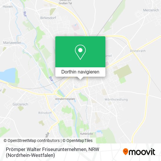 Prömper Walter Friseurunternehmen Karte