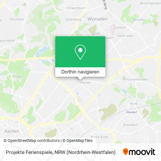 Projekte Ferienspiele Karte