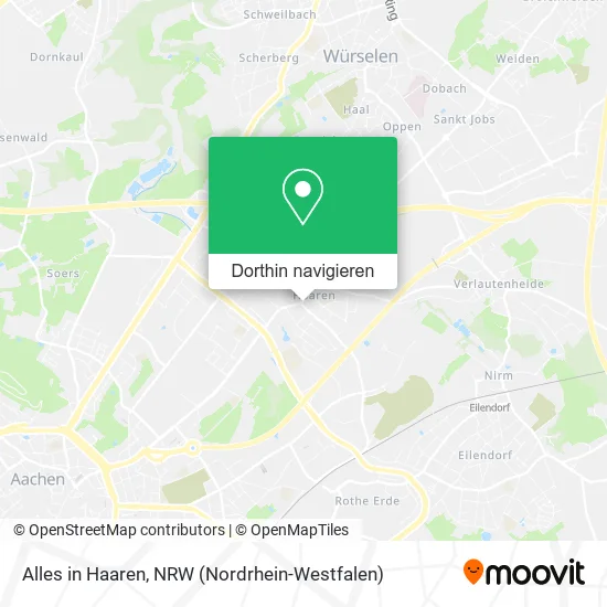 Alles in Haaren Karte