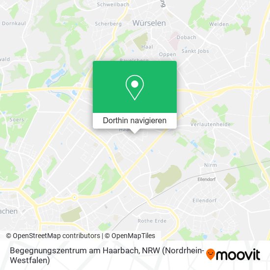 Begegnungszentrum am Haarbach Karte