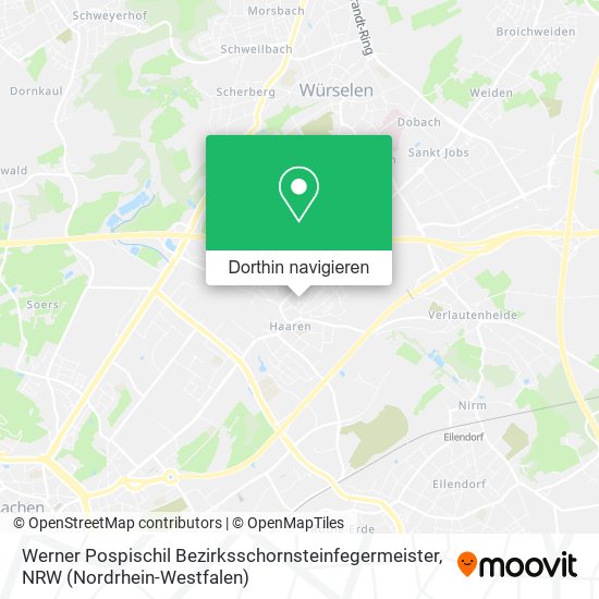 Werner Pospischil Bezirksschornsteinfegermeister Karte