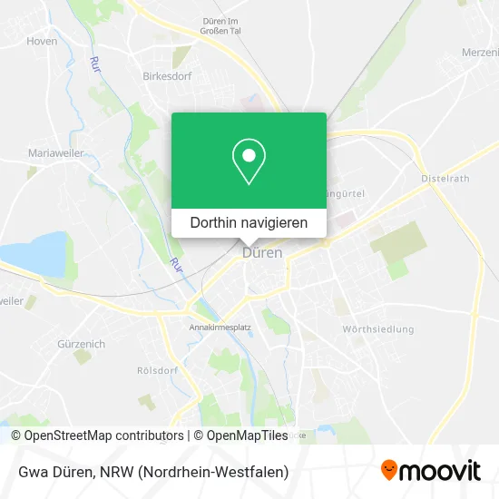 Gwa Düren Karte