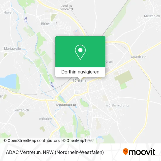 ADAC Vertretun Karte