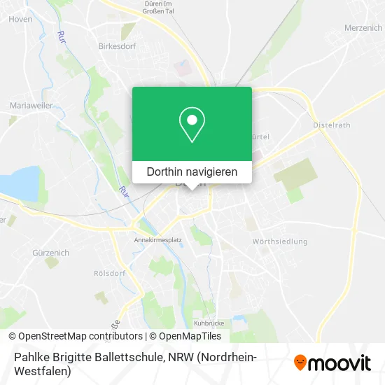 Pahlke Brigitte Ballettschule Karte