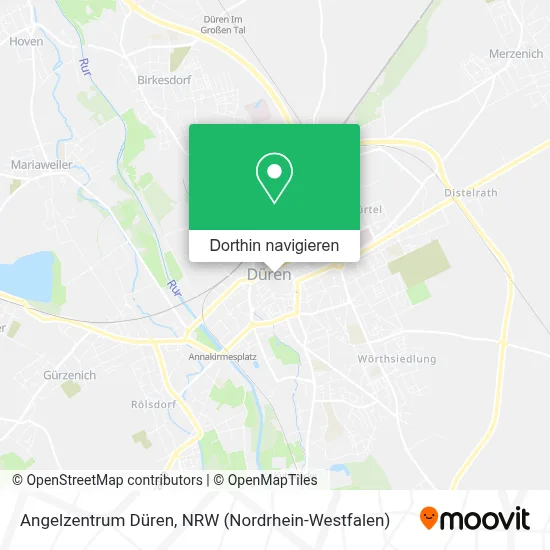 Angelzentrum Düren Karte