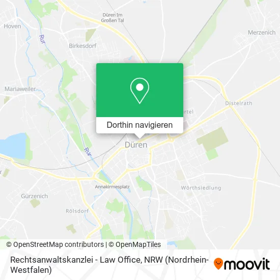 Rechtsanwaltskanzlei - Law Office Karte