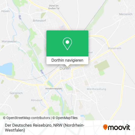 Der Deutsches Reisebüro Karte