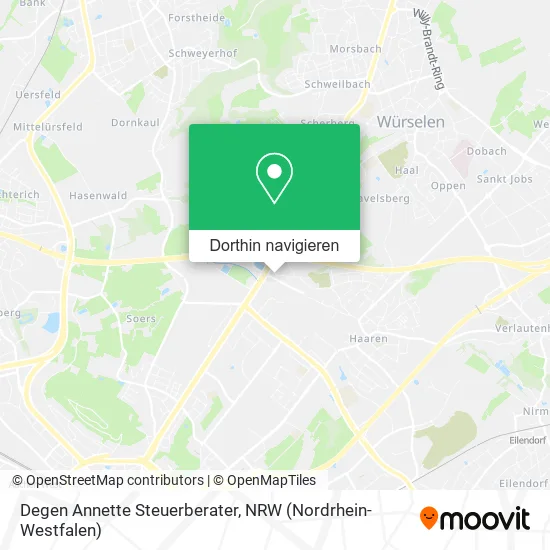 Degen Annette Steuerberater Karte